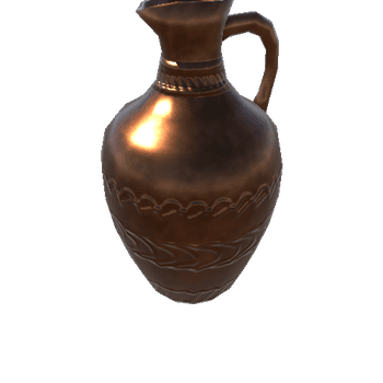 medium copper jug